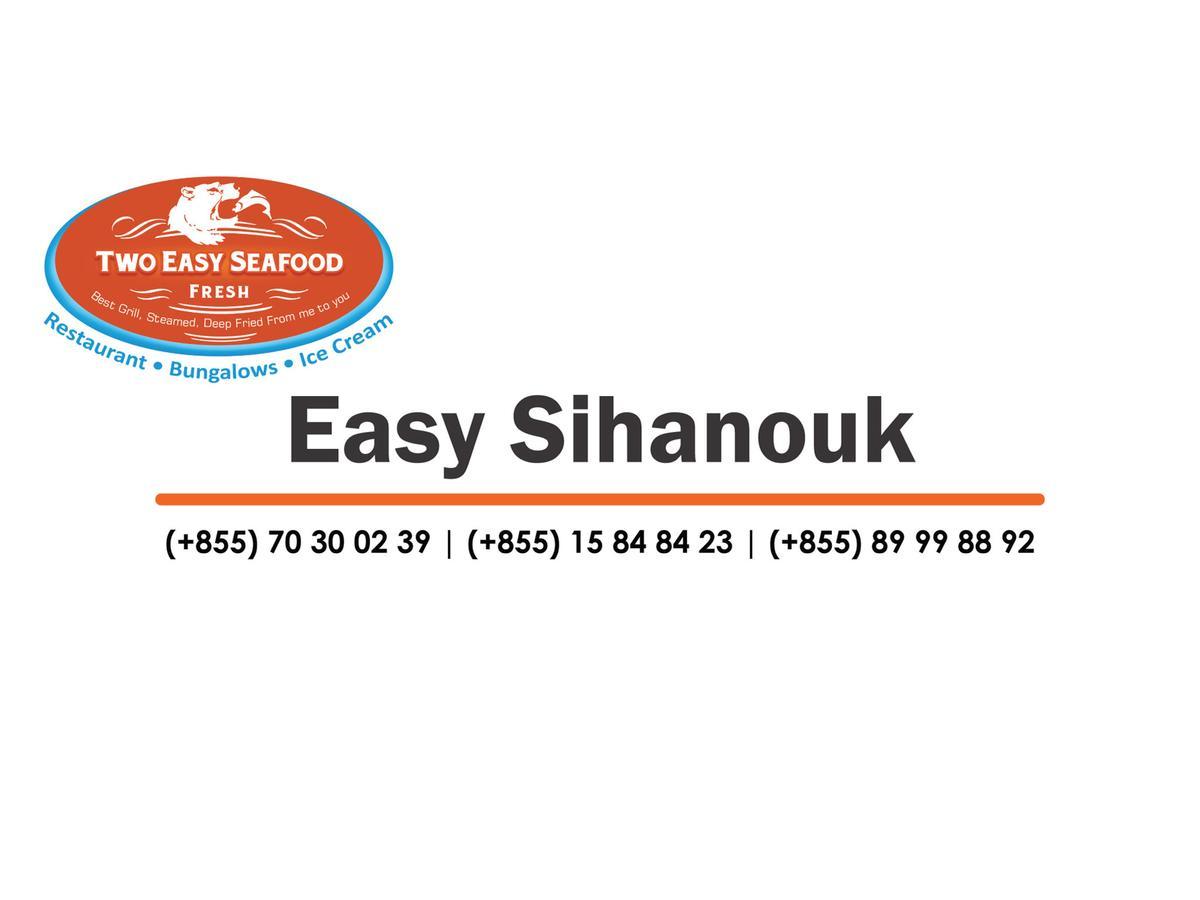 Two Easy Bungalow Hotel Sihanoukville Exterior foto